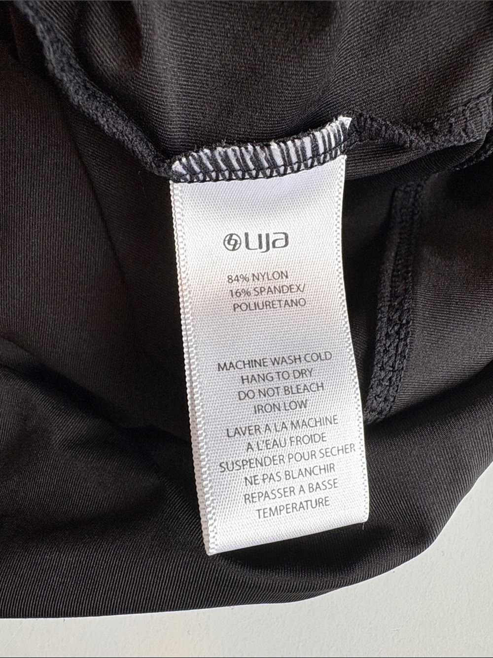 Lija Stretchy Jerseu Knit Sleeveless Square Neck Athletic Dress Black Medium - Picture 8 of 8